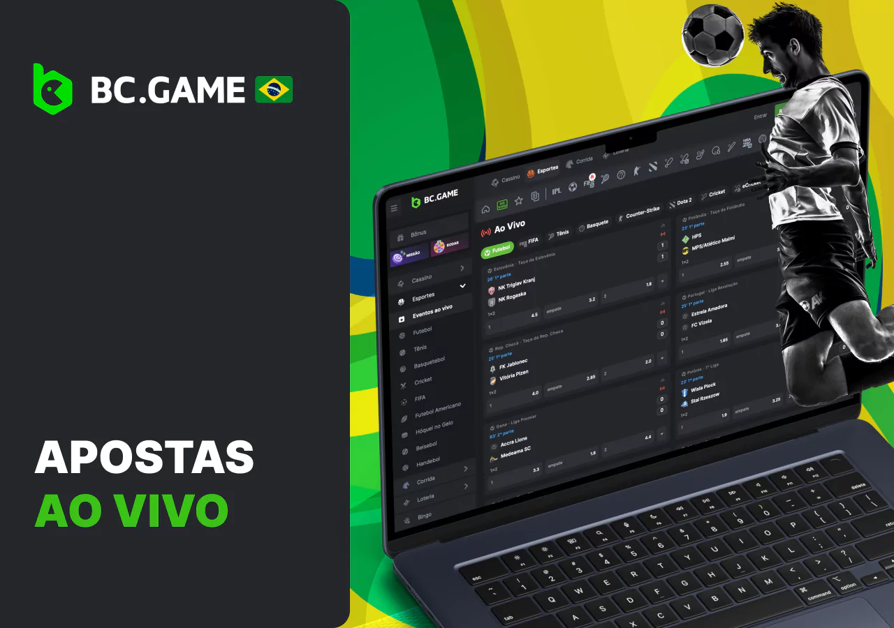 Apostas esportivas ao vivo na plataforma da casa de apostas