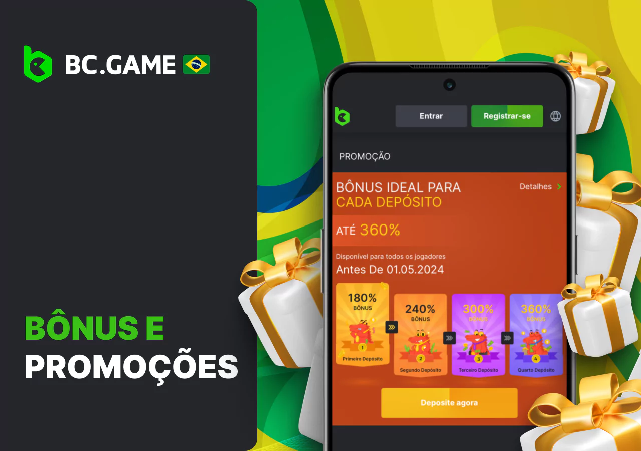 Ofertas de bônus para usuários do BC Game