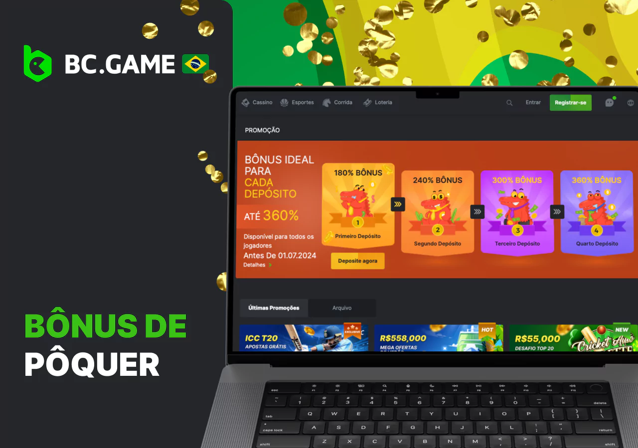 Ofertas de bônus para jogos de pôquer